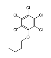 1-butoxy-2,3,4,5,6-pentachlorobenzene Structure