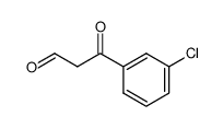 3-(3-chlorophenyl)-3-oxopropanal Structure