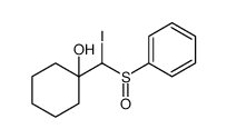 Cyclohexanol, 1-[iodo(phenylsulfinyl)methyl]结构式