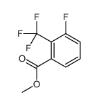 methyl 3-fluoro-2-(trifluoromethyl)benzoate结构式