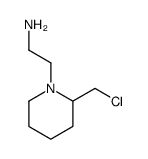 2-[2-(chloromethyl)piperidin-1-yl]ethanamine Structure