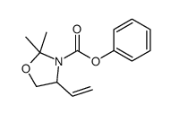 phenyl 4-ethenyl-2,2-dimethyl-1,3-oxazolidine-3-carboxylate Structure