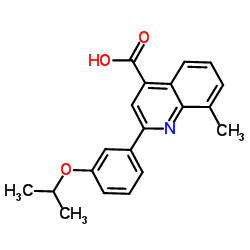 2-(3-Isopropoxyphenyl)-8-methyl-4-quinolinecarboxylic acid Structure