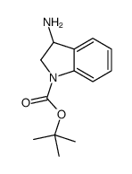 tert-Butyl 3-aminoindoline-1-carboxylate structure