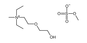 diethyl[2-(2-hydroxyethoxy)ethyl]methylammonium methyl sulphate Structure