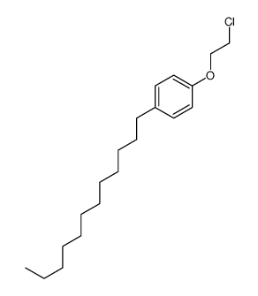 1-(2-chloroethoxy)-4-dodecylbenzene结构式