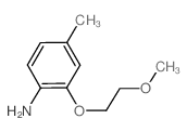 2-(2-Methoxyethoxy)-4-methylaniline Structure