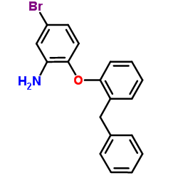 2-(2-Benzylphenoxy)-5-bromoaniline Structure