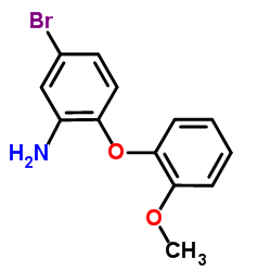 5-Bromo-2-(2-methoxyphenoxy)aniline Structure