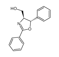 (+)-(4,5-dihydro-2,5-diphenyloxazol-4-yl)methanol Structure