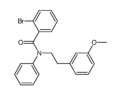 2-bromo-N-(3-methoxyphenethyl)-N-phenylbenzamide Structure