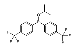 propan-2-yloxy-bis[4-(trifluoromethyl)phenyl]phosphane结构式