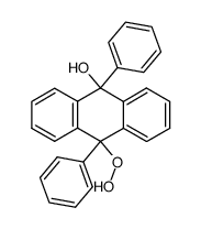 (10-Hydroxy-9.10-diphenyl-9.10-dihydro-anthryl-(9))-hydroperoxyd Structure