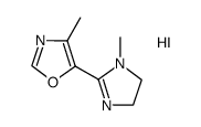 4-methyl-5-(1-methyl-4,5-dihydro-1H-imidazol-2-yl)oxazole hydroiodide结构式
