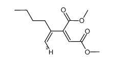 dimethyl {(1Z)-1-deuterio-hex-1-en-2-yl}maleate Structure