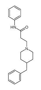 3-(4-Benzyl-piperidin-1-yl)-N-phenyl-propionamide结构式