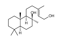 (+/-)-(13E)-13-labdene-8β,15-diol Structure