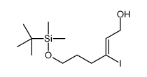 6-[tert-butyl(dimethyl)silyl]oxy-3-iodohex-2-en-1-ol Structure