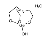 1-hydroxygermatrane monohydrate Structure
