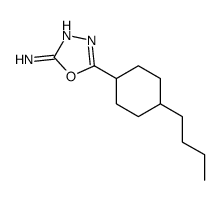 5-(4-Butylcyclohexyl)-1,3,4-oxadiazol-2-amine structure