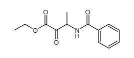 ethyl 3-benzamido-2-oxobutyrate结构式