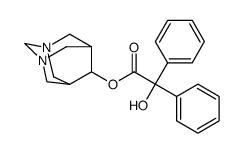 Benzilic acid, 1,3-diazaadamant-6-yl ester结构式