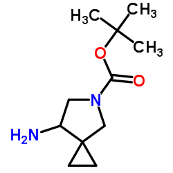 7-氨基-5-氮杂螺[2.4]庚烷-5-羧酸叔丁酯结构式