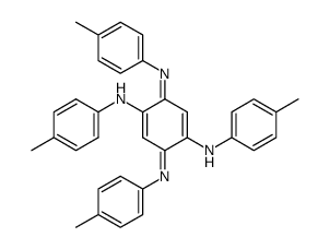 2,5-bis(p-tolylamino)-1,4-bis(p-tolylimino)-2,5-cyclohexadiene Structure
