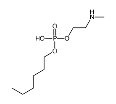 hexyl 2-(methylazaniumyl)ethyl phosphate结构式