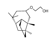 2-((1S,3aR,4S,8aS)-1,5,5,8a-Tetramethyl-decahydro-1,4-methano-azulen-7-yloxy)-ethanol Structure