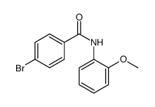 4-Bromo-N-(2-methoxyphenyl)benzamide structure