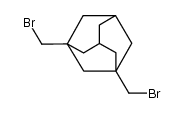 1-Bromo-3-(bromomethyl)adamantane Structure