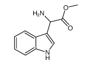 D,L-3-Indolylglycine Methyl Ester结构式