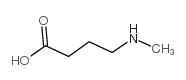 N-Methyl-4-aminobutyric Acid structure