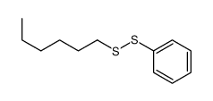 (hexyldisulfanyl)benzene Structure