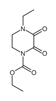 ethyl 4-ethyl-2,3-dioxopiperazine-1-carboxylate结构式