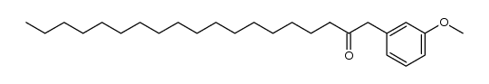 1-(3-methoxy-phenyl)-nonadecan-2-one结构式