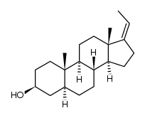 17-(Z)-ethylidene-3β-hydroxy-5α-androstane Structure