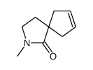 2-methyl-2-azaspiro[4.4]non-7-en-1-one Structure