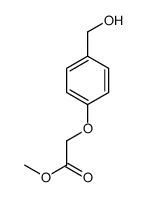 methyl 2-[4-(hydroxymethyl)phenoxy]acetate结构式