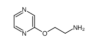 2-pyrazin-2-yloxyethanamine结构式