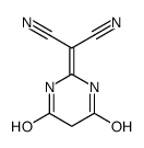 2-(4,6-dioxo-1,3-diazinan-2-ylidene)propanedinitrile结构式
