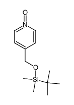 4-(((tert-butyldimethylsilyl)oxy)methyl)pyridine N-oxide Structure