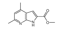 1H-Pyrrolo[2,3-b]pyridine-2-carboxylic acid, 4,6-dimethyl-, Methyl ester picture