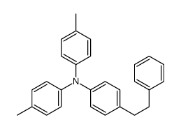 4-methyl-N-(4-methylphenyl)-N-[4-(2-phenylethyl)phenyl]aniline结构式