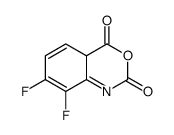 7,8-difluoro-4aH-3,1-benzoxazine-2,4-dione结构式