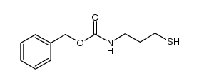 benzyl N-(3-mercaptopropyl)carbamate Structure