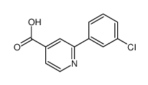 2-(3-chlorophenyl)pyridine-4-carboxylic acid Structure