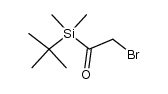 2-bromo-1-tert-butyldimethylsilyl-1-ethanone Structure