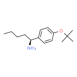 (1S)-1-[4-(TERT-BUTOXY)PHENYL]PENTYLAMINE结构式